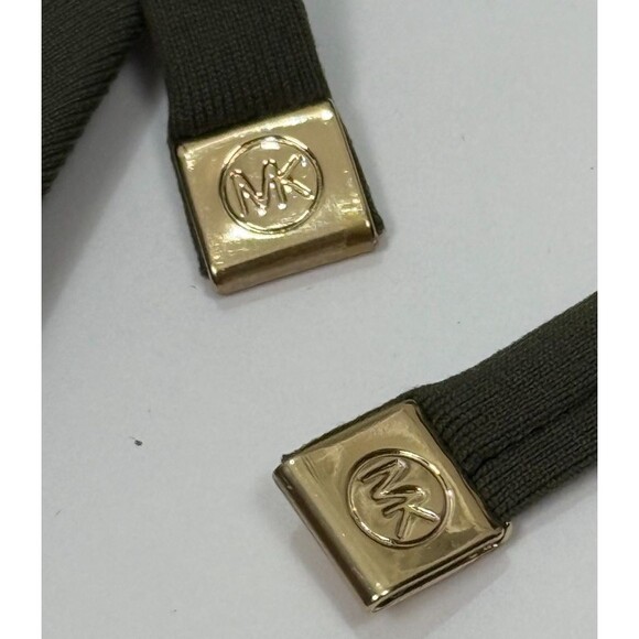 Michael Kors String Side Tie Bikini Stud Triangle Top Green Designer‎ Swim Small - Picture 5 of 7